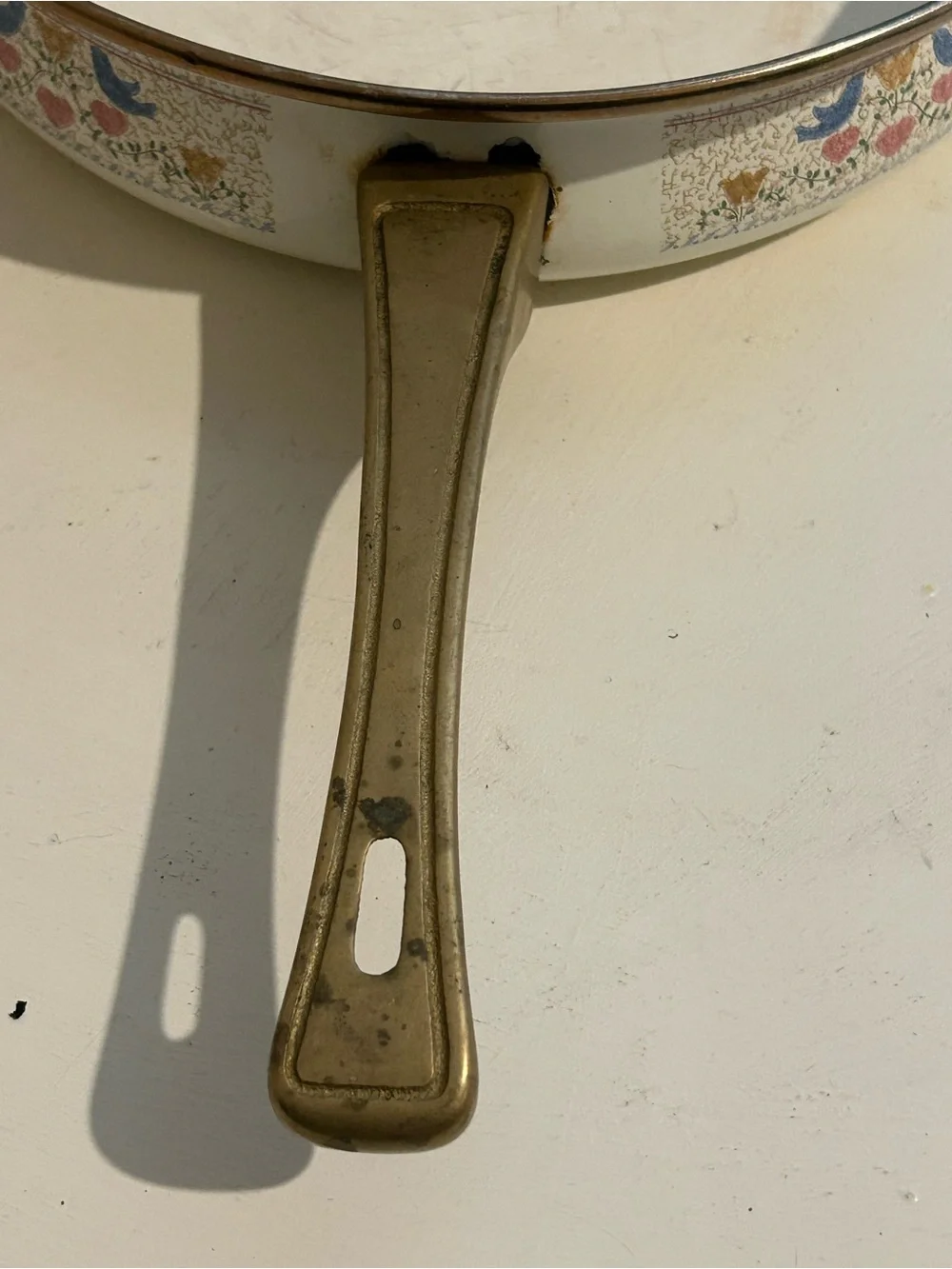 Vtg Enamelware Pan